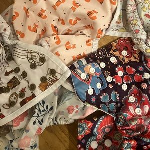 Cloth diaper set up